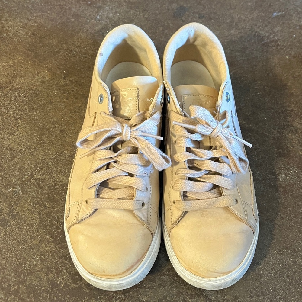Nike Leather Lace-Up Sneakers